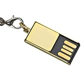 aricona 8 GB Mini USB Stick aus Metall in Silber / Speicherstick Micro Slim Drive 2.0 Flash Speicher extrem kleiner leichter Memory Stick
