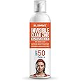 Elemnt Invisible Clear Zinc Sunscreen | Zero White Cast | Formulated For Heavy Prolonged Sun Exposure With Aloe vera | Broad Spectrum P+++ Sunscreen SPF 50 | Unisex | Mildly Scented | 100gm