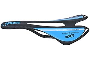 ESEN SP Bicicleta Superlight Full Carbon Fiber MTB/Bicicleta de Carretera Sillín Hueco 3k Mate/Brillante (Mate, Azul)