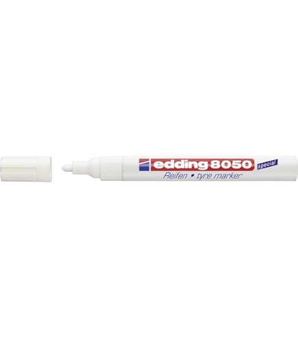 Edding 5400 Pennarello Acrilico 3D Double Liner, Bianco Traffico-1 - Foto 5