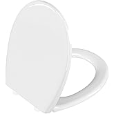مقعد مرحاض عالمي VitrA S20 Round 109-003-909، إغلاق بطيء، سهل الإزالة، أبيض