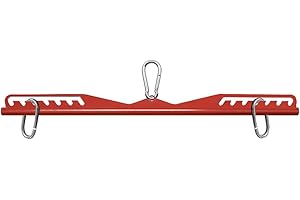 SevnElk Poignées de Fixation de Machine à câble, poignées d'exercice en Acier Robuste Poignées pour Triceps Rowing LAT Pulldown Press Down T Bar Home Gym