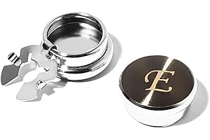 BRERA 67 - Copribottoni Camicia Uomo con Iniziali, Copri Bottoni Gioiello Made in Italy Personalizzabili, Copribottone polso argento con Lettera, Accessori eleganti per polsini, Idea Regalo Uomo