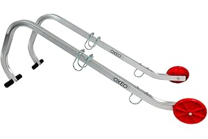 OXEO Crochets de faîtage pour échelles - Adaptateur de Toit pour Échelle - Alliage d'aluminium - 150kg max
