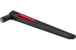 SHANRYA Pasamer Antena de Router WiFi SMA Macho 8DBi Antena de Adaptador WiFi de Largo Alcance forGENUINE(1 PC)