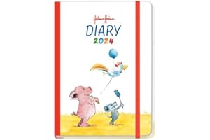 Helme Heine Journal A5. Taschenkalender 2024 mit Punktraster, Gummiband und Lesebändchen. Praktischer Buch-Kalender für Termine und To-dos. Handlicher Terminkalender A5 (Helme Heine Kalender)