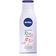 NIVEA Oil In Lotion Rose & Argan Oil 200ml, Replenishing Body Lotion with Rose Scent & Argan Oil, Intensive Moisturising Cream with Hydrating Formula