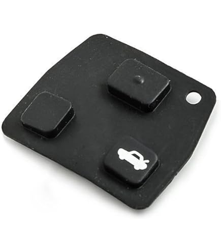 Guscio Chiave Per Toyota Auris, Corolla, RAV4 - 2 Tasti, Con Pulsanti Gomma E Vite - Foto 5