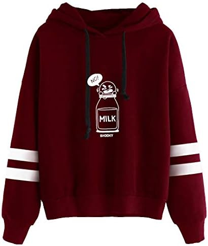 Silver Basic Unisex Active Fashion Hooded BT21 Logo Printed Kpop BTS Bangtan Boys Fan Meeting Support Warm Hoodie