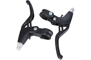 auvstar Levier de Frein,Leviers de Freins de vélo,Manettes de Frein, Alliage d'Aluminium Universel Poignées de Frein,Vélo de Montagne Vélo de Route VTT,Cyclisme Pièces Détachées. (Noir)