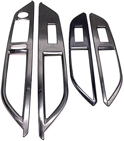 Garniture Porte En Acier Pour Peugeot 3008/5008 GT 2017-2022 - 2 Pièces Argent