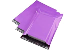 ‎SWITORY Switory 100 Stück Versandtaschen für Kleidung 255 mm x 330 mm Versandtüten für Kleidung mit starkem selbstklebendem Klebstoff Versand Tüte Lila