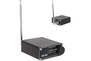 All-Band-Kurzwellen-Radioempfänger, ATS 20+ FM AM LW SW SSB World Band Tragbarer Digitalempfänger, Eingebauter Lautsprecherantenne, 0,96-Zoll-Bildschirm für Outdoor-Camping
