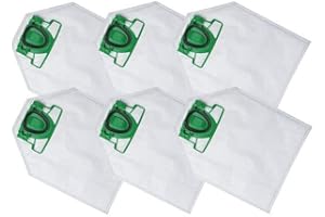 mistericambio - Confezione 6 sacchetti per Folletto compatibili sacchetti folletto VK200 VK220S - Accessori Folletto compatibili - Sacchetto folletto