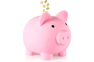 DUTTY Piggy bank, money banks,small change piggy bank, cute accessories,Best gift for your family and friends (Pink)