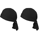 CRLLDPM 2 Pieces Chef Hat for Kitchen Chef Hat Kitchen Elastic Adjustable Bandana Restaurant Chef Hat for Home Cooking Restau