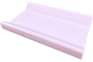 IDELIO Fasciatoio in PVC a due sponde cm80x50x10 con tasca di fissaggio completamente Atossico a Norma Europea EN71, Normativa REACH test Antiribaltamento a Norma Europea EN 12221-1/2, facile pulizia