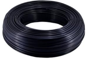 WEBKAUFHAUS24 5 m Stück, Side by Side, Kühlschrankschlauch, 6 mm Wasserschlauch Schwarz, 1/4 Zoll (6mm) für Side by Side Kühlschrank, Kühlschrankschlauch, 5 m am Stück, Wasserfilter, Osmoseschlauch