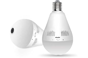 Great Choice 1080P HD WiFi Bulb Light Wireless IP WiFi Camera,Fish Eye 360 Degree Panoramic Mini Lamp IR CCTV Home Security Camera (Bulb Camera) 1 41+moXzRvbL. AC UL302 SR302,200