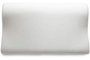 THXSILK 19 Momme Maulbeerseide Kissenbezug für Kontur Gedächtnisschaum Kissen Latex Kissenbezug Cervical Kissenbezug, Hypoallergen Waschbar (53.5x37x12.5/10.7 cm, Natürliches Weiß)