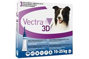 VECTRA 3D Ceva Perros 3 pipetas - 10-25 kg