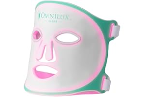 NRO Omnilux Clear Dermatologist-recommended blue and red light therapy mask with clinically-proven results for acne. FDA cleared and CE certified