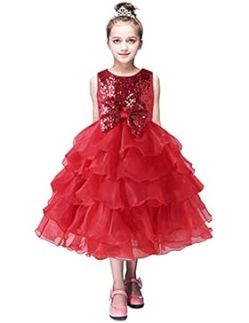 Kidsform Baby Abendkleid Blumenmädchen Prinzessin Kleid Babykleid Mädchen Party Kleider HochzeitKleid