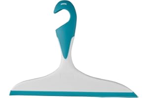 WENKO Tergidoccia Loano, con gancio da appendere, 23x17x2,5cm, blu chiaro/bianco