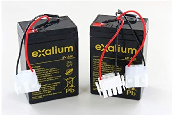 Anatec - 2 Batteries Plomb 6V 4Ah pour Bateaux amorceur Pac Boat Anatec - PacBoat-1
