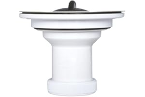 Crearplast c-82 - Valvula fregadero rebosadero flexible 1.1/2 diámetro 40 115mm