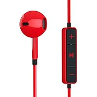 Energy Earphones 1 Bluetooth - Auriculares in-Ear (Bluetooth, Earbud, micrófono Integrado, batería Recargable) Color Rojo