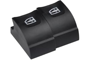 Alpha Auto Part - Tapa de botón de cristal para Renault Megane 3, Fluence 3, Latitude Avant D.-G. 2 unidades