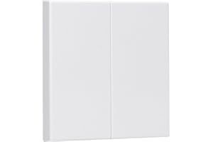 JUNG LS995WW Tecla Doble, Duroplástico (Resistente Al Rayado) Brillante, Blanco Alpino