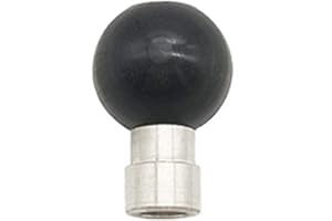 qiuxiaoaa Motorcycle Handlebar Clamp Base With 1 Inch Ball For For Ram-B-367U For Car Vehicle Phone Holder Bolt Bracket Motorcycle Ball Head Bracket Black