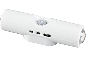 BLISSFULABODE Lampada da parete intelligente con sensore di movimento con supporto magnetico, luce notturna a LED ricaricabile tramite USB, per camera da letto, corridoio, scale e armadio, facile installazione