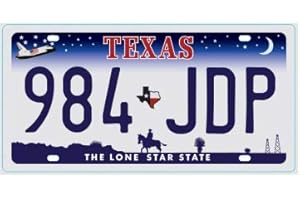 OPO 10 - USA car LICENSE PLATE - 30x15 cms metal replica: TEXAS (C43)