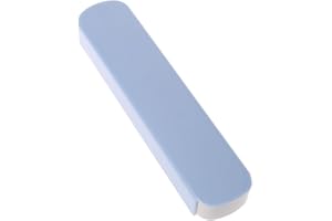 Amoyeric Boîte de rangement pour couverts de table - Étui de voyage pour papeterie, baguettes, cuillère, fourchette - Bleu nordique - 19,5 x 4,1 x 2,3 cm