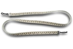 41 EYEWEAR - Cordón para Colgar Gafas - Diseño de Cinta Métrica Lorenzo Caprile - Ajustable - Para todo Tipo de Gafas - Materiales Resistente