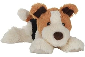 Habibi Plush Wärmekissen/Stofftier f. Kinder und Erwachsene – 1627 Hund Terrier mit Hirsefüllung, Wärmekuscheltier zum Erwärmen in der Mikrowelle/Backofen, ideal auch für Babys