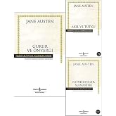 İş Bankası Hasan Ali Y&uuml;cel Klasikleri Jane Austen 3 Kitap Set (Gurur ve &Ouml;nyargı, Northanger , Akıl ve Tutku)