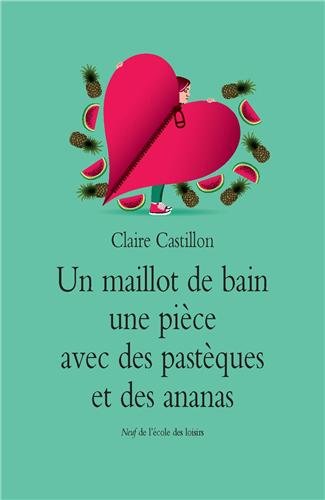 couverture de : Un maillot de bain une pi&egrave;ce avec des past&egrave;ques et des an...