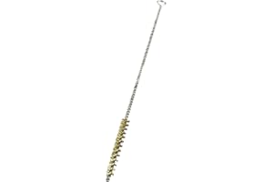 Baoblaze Cepillo de latón, cepillo de acero inoxidable, limpiador de óxido, flexible, fácil de usar, cepillo de alambre de mango largo, cepillo de tubo para, Diámetro 6 mm