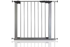 BabyDan Premier Wahre Druck Silber Schutzgitter Treppengitter Türschutzgitter 79,6-86,5cm