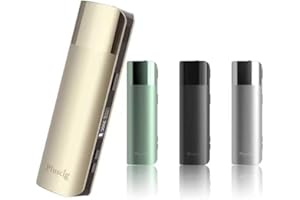 Pluscig S10 Tabakerhitzer Kompatibel mit IQOS HEETS,ICT-Chip-Technologie,250℃-390℃,3500mAh langer Akku für 50 Sticks, OLED-Display, Einstellbare Temperatur, Luxus-Metallgehäuse (Gold)
