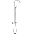 GROHE New Tempesta Cosmop. System Shower System with Thermostat for Wall Mounting Chrome 26302001