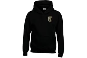 Cyclops Print Liverpool Football LiverBird Crest Design HOODIE MENS BLACK