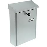 Burg-Wächter Daily 5861 Si Buzón con Cubierta, Plateado