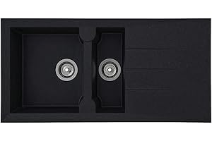 respekta Évier granit noir 100 cm type/modèle : ALINEO100X50S