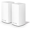 Linksys VLP0102 Velop Whole Home Mesh WiFi System (AC2400 WiFi Router/WiFi Extender for Seamless Coverage, Parental Controls, 2-Pack, Covers up to 3,000 sq ft / 260 sqm, White)
