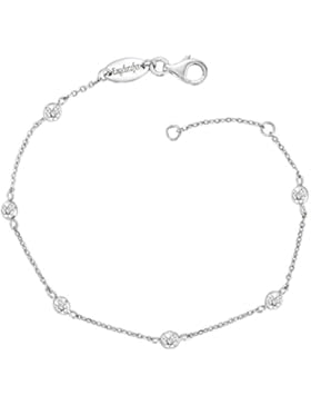 Engelsrufer Damen-Armband LIL 925 Silber rhodiniert Zirkonia weiß 18 cm - ERB-LILMOON-ZI
